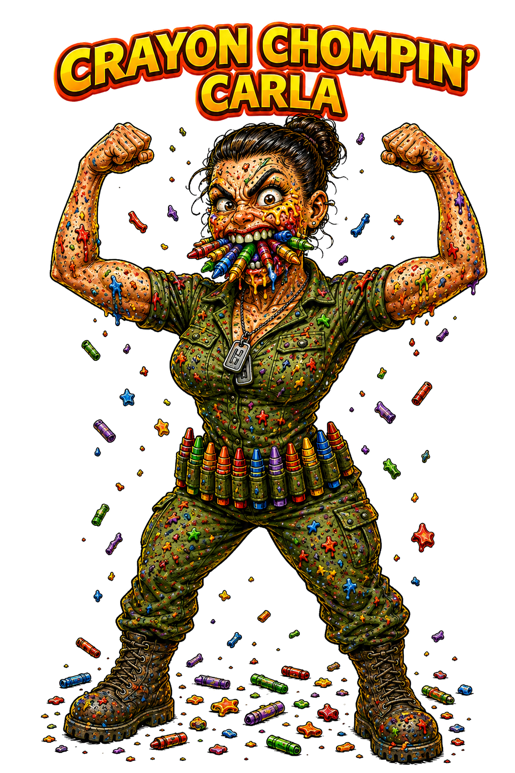 Crayon Chompin Carla