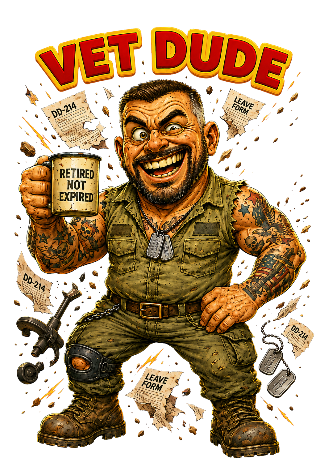 Vet Dude Karnage Korps character
